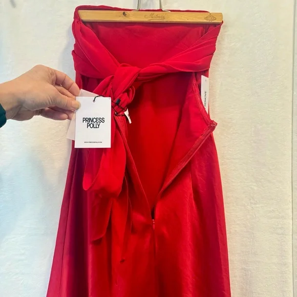 Princess Polly Adoration Mini Red Dress - Picture 6 of 10